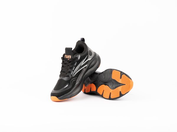 Run Shoes Black Sports|Running Shoes (7163)