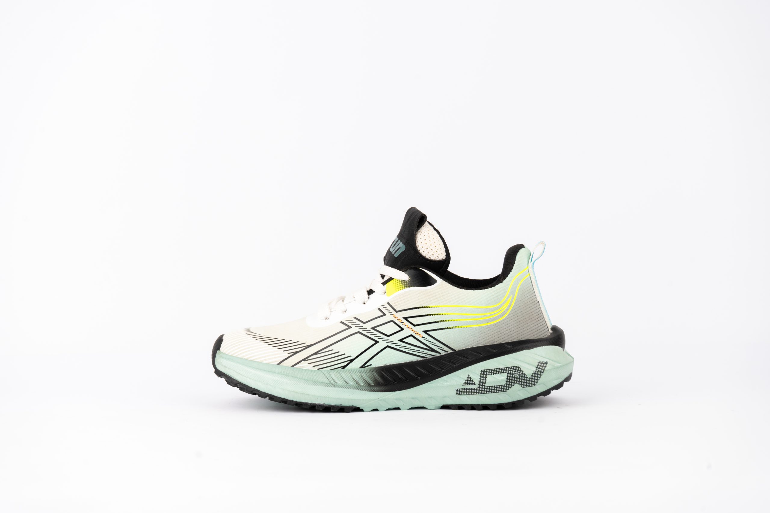 Run Shoes White&Parrot Men's Sports Shoes (7164) - Image 2