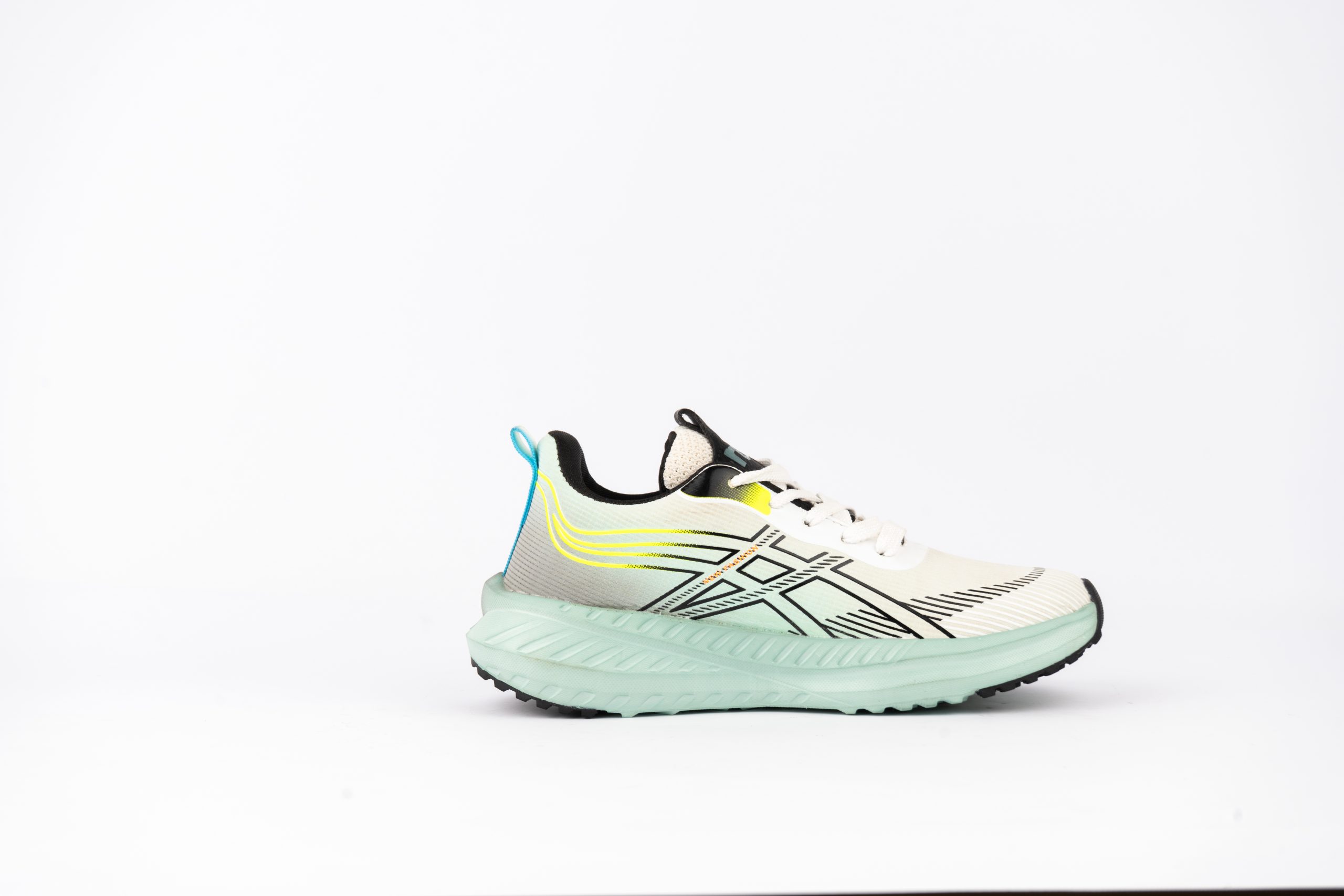 Run Shoes White&Parrot Men's Sports Shoes (7164) - Image 6