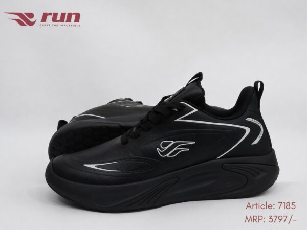 Run Shoes Sports Shoes Black (7185)