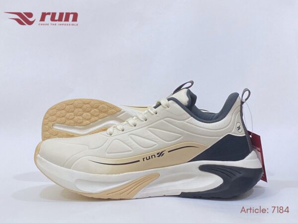 Run Shoes Black/white Sports Shoes (7184)