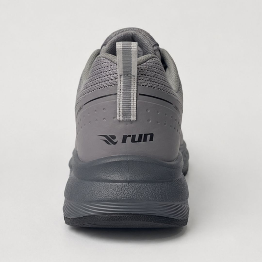 Run Shoes Sports Sneakers Dark Grey (7182) - Image 3