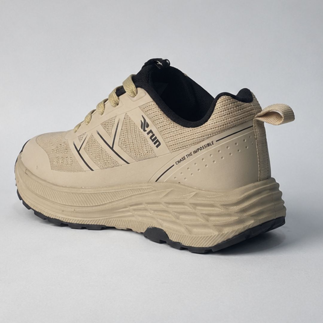 Run Shoes Sports Sneakers Cream (7182) - Image 3