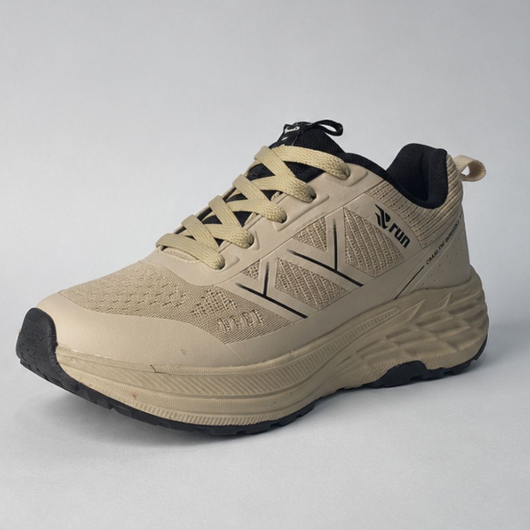 Run Shoes Sports Sneakers Cream (7182) - Image 2