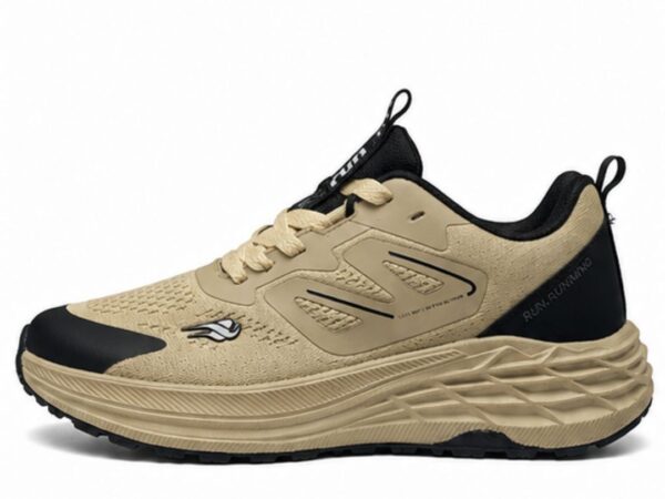 Run Shoes Men’s Cream Sneaker (7181)