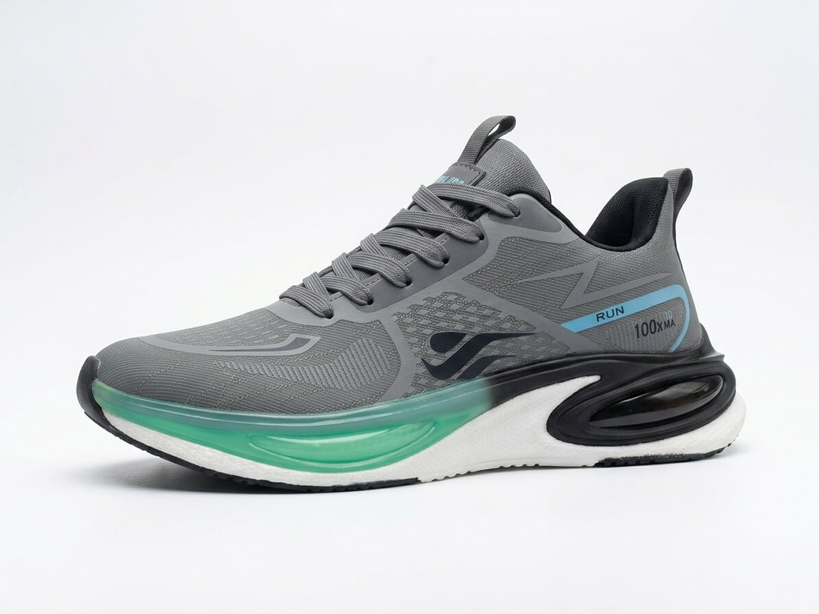 Run Shoes Men's Dark Grey Sneakers(7161) - Image 2